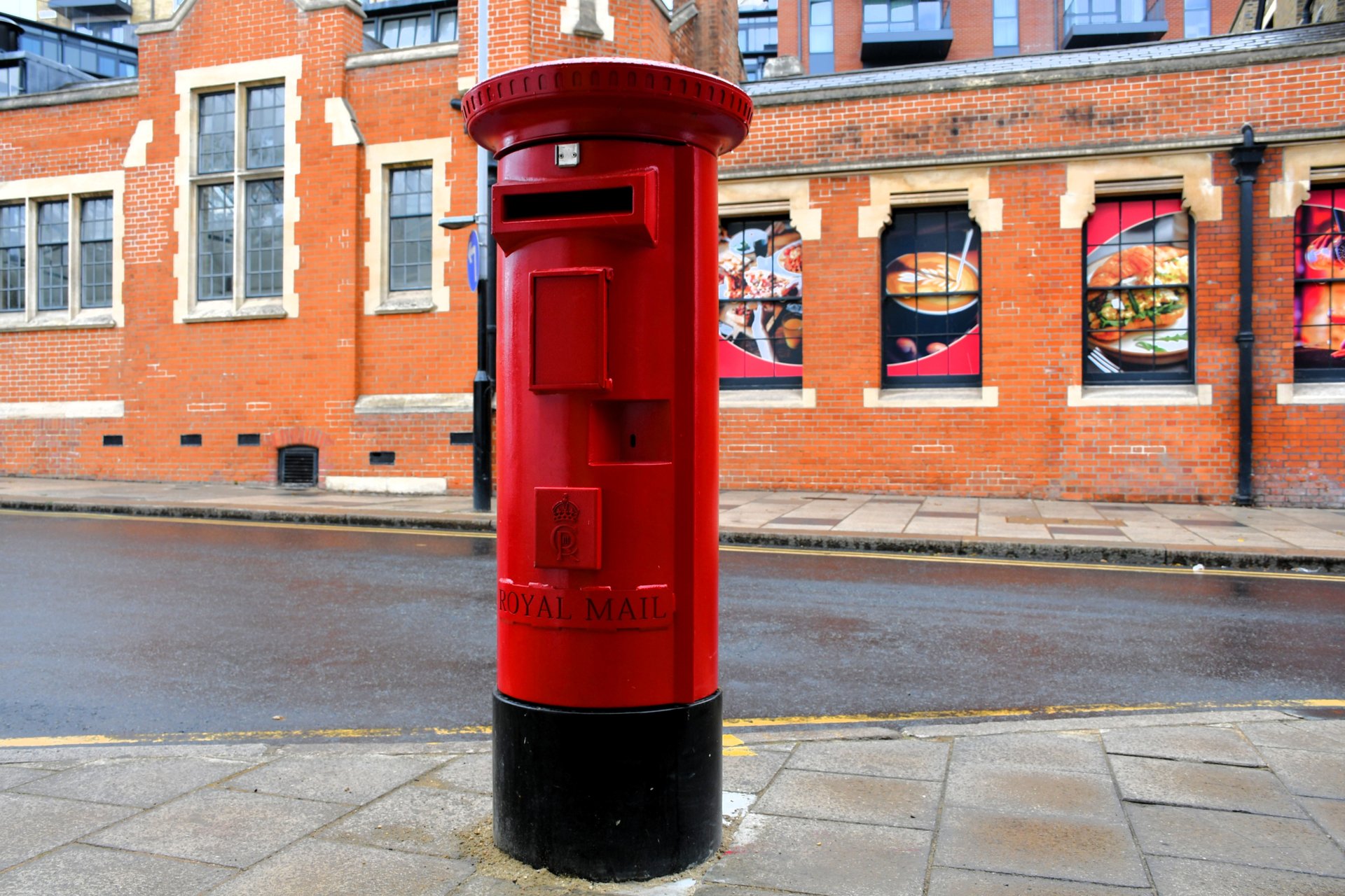 Ashdown Road, Greater London, King Charles III, Pillar Box