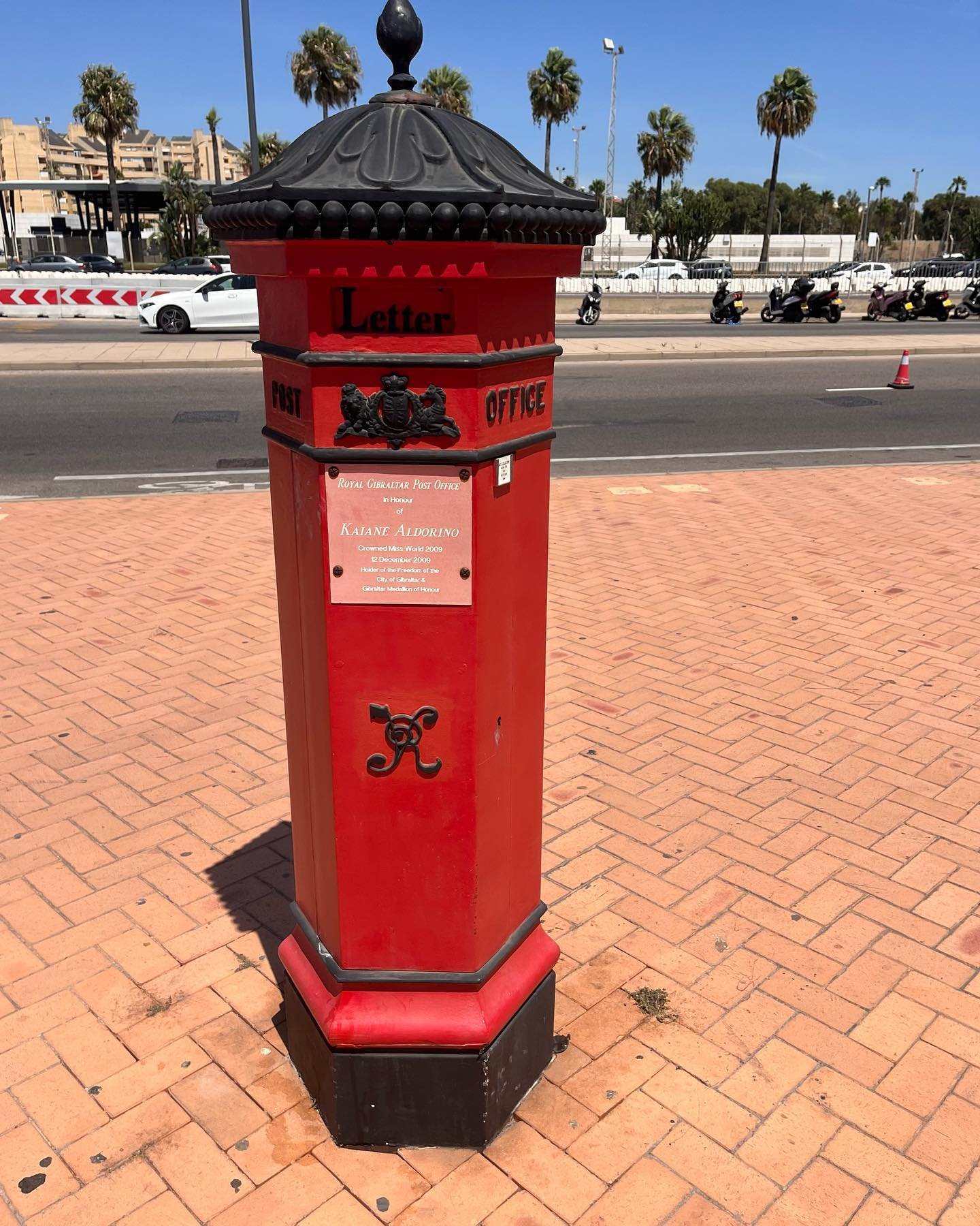 Kingsway, Gibraltar, Queen Victoria, Pillar Box
