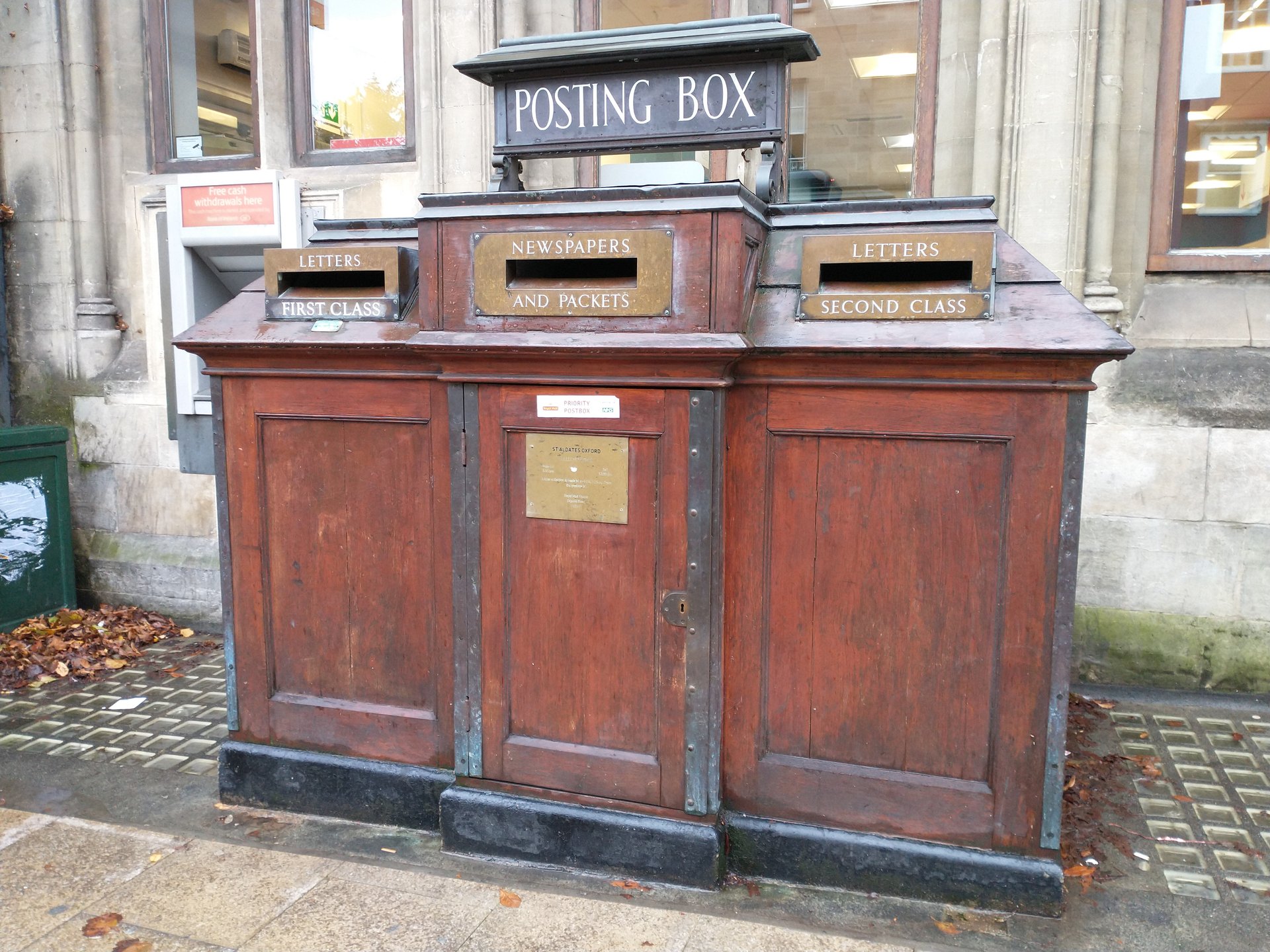 St Aldate's, Oxford, Unknown, Pillar Box