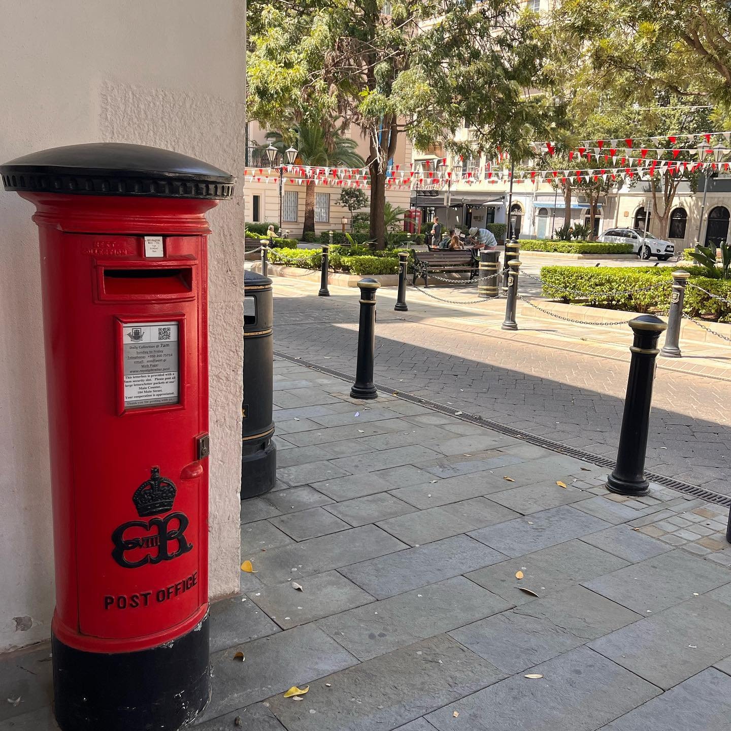 John Macintosh Square, Gibraltar, King Edward VIII, Pillar Box