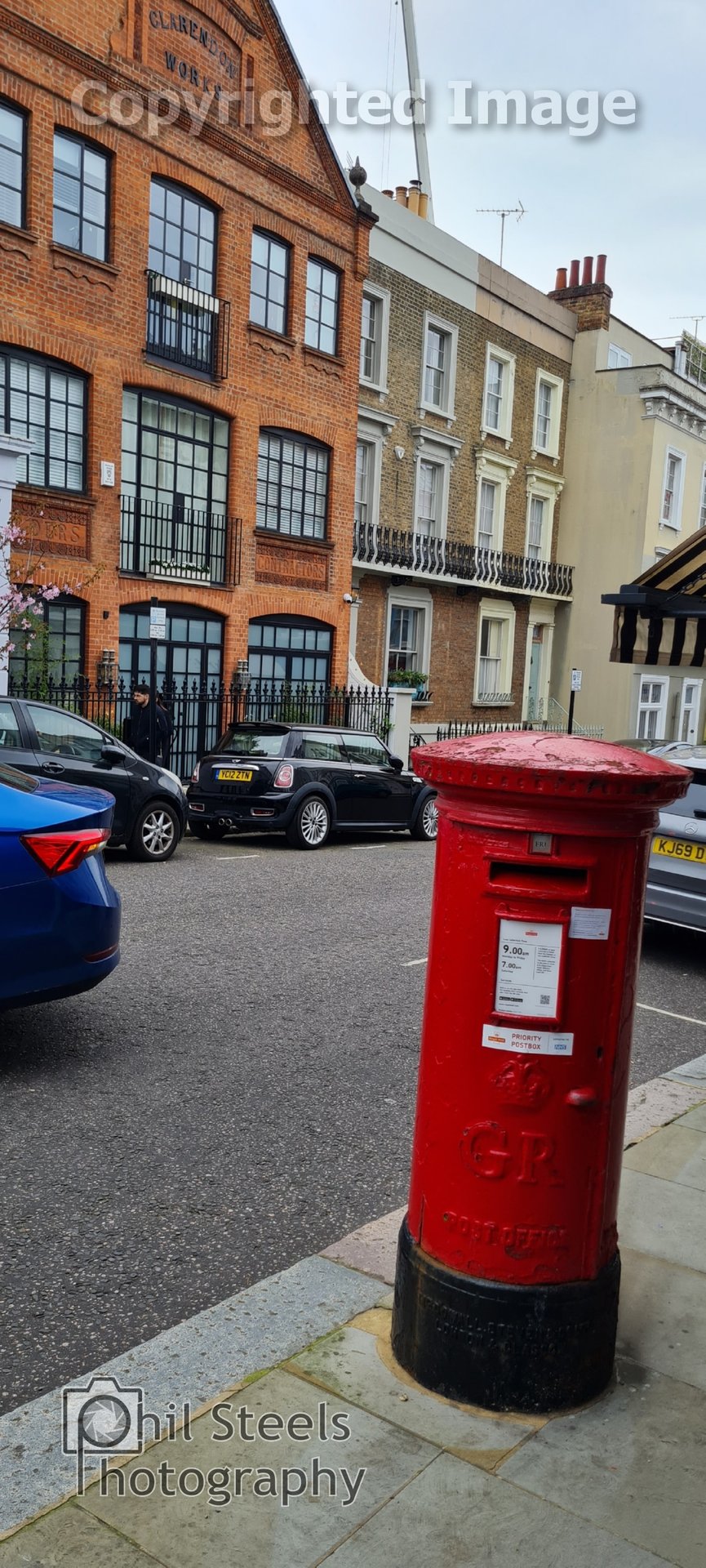 Clarendon Cross, Greater London, King George V, Pillar Box