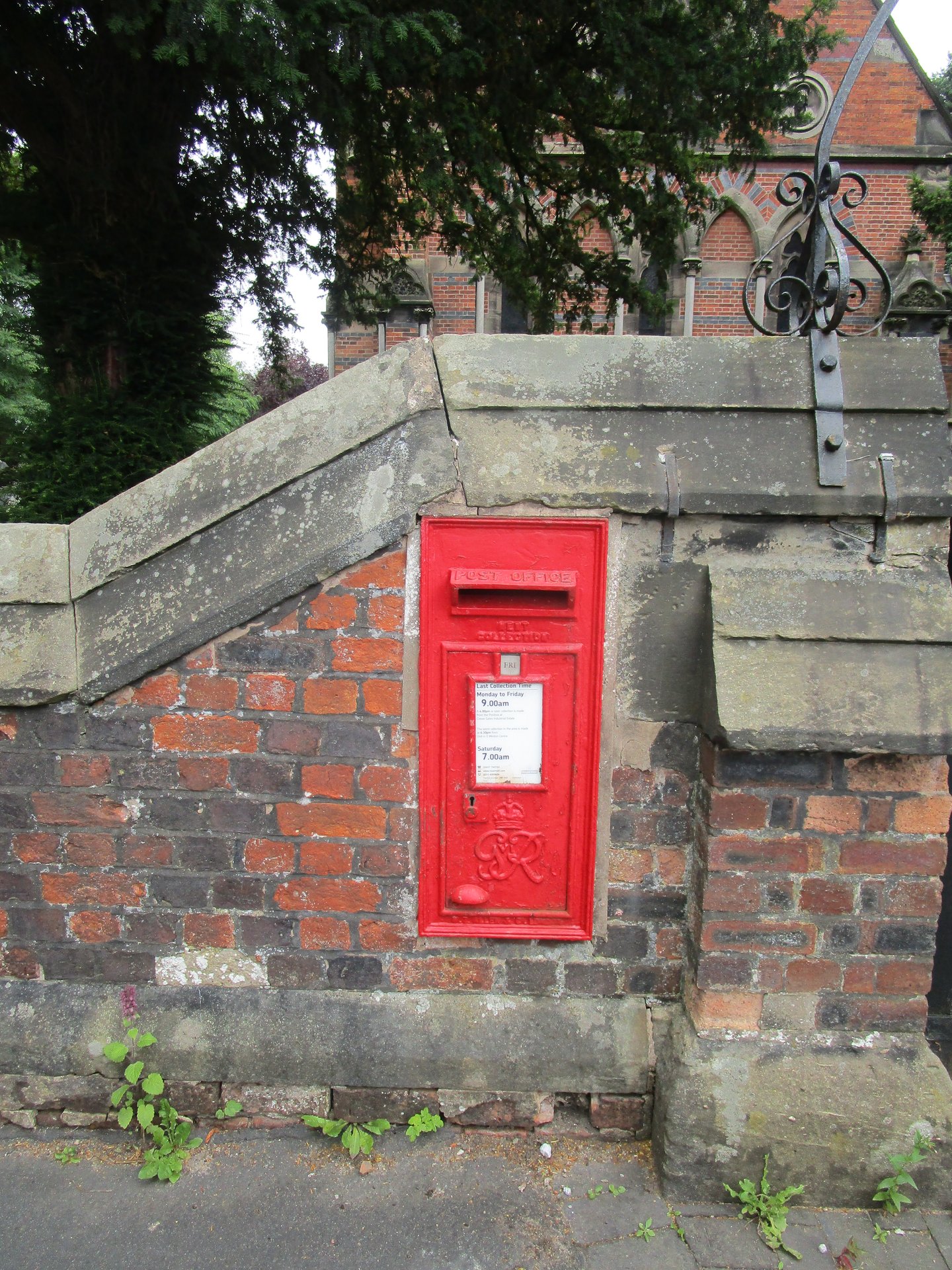 Narrow Lane, Crewe Green, King George VI, Wall Box