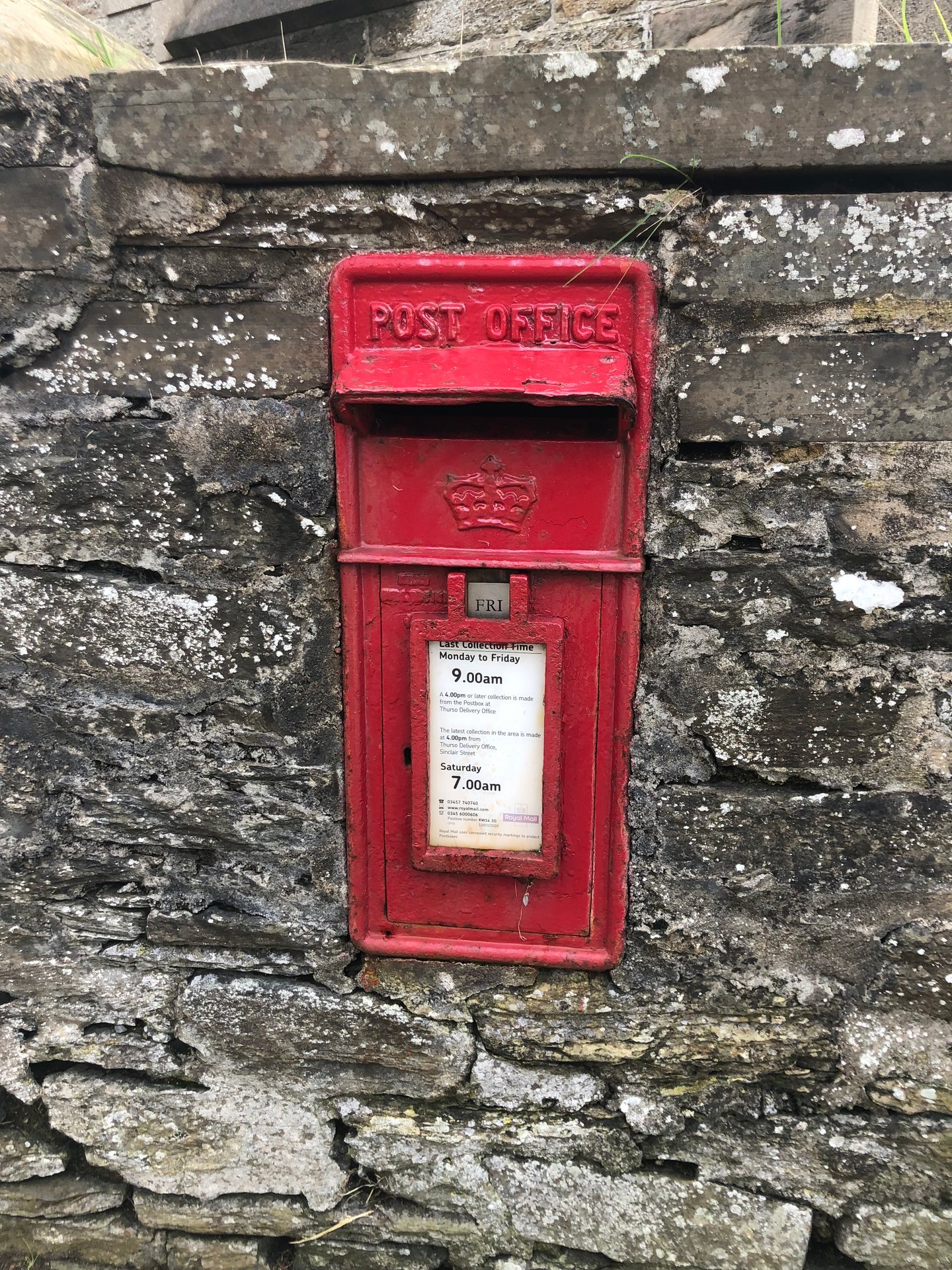 Duncan Street, Thurso, Scottish Crown
