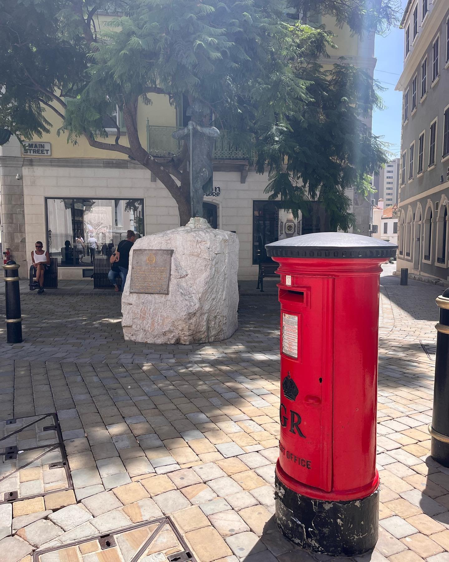 Main Street, Gibraltar, King George V, Pillar Box