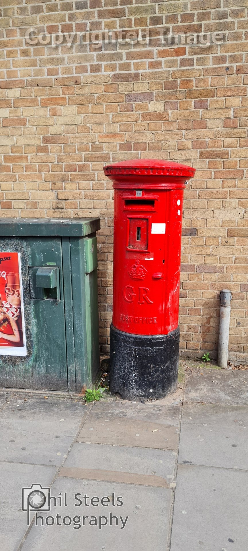 Wood Lane, Greater London, King George V, Pillar Box
