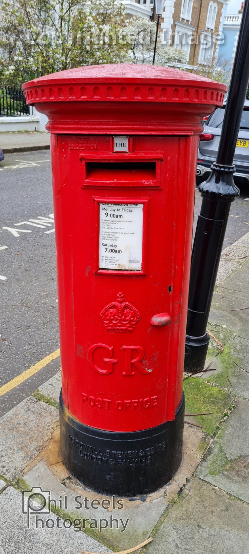 Lansdowne Rise, Greater London, King George V, Pillar Box