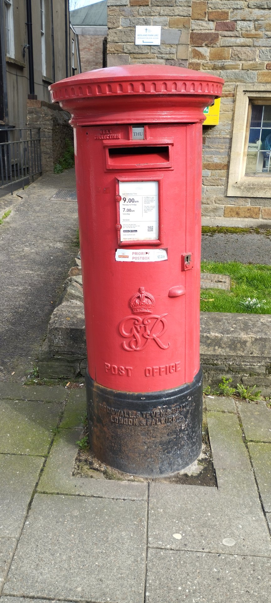 Whiteladies Road, Bristol, King George VI, Pillar Box