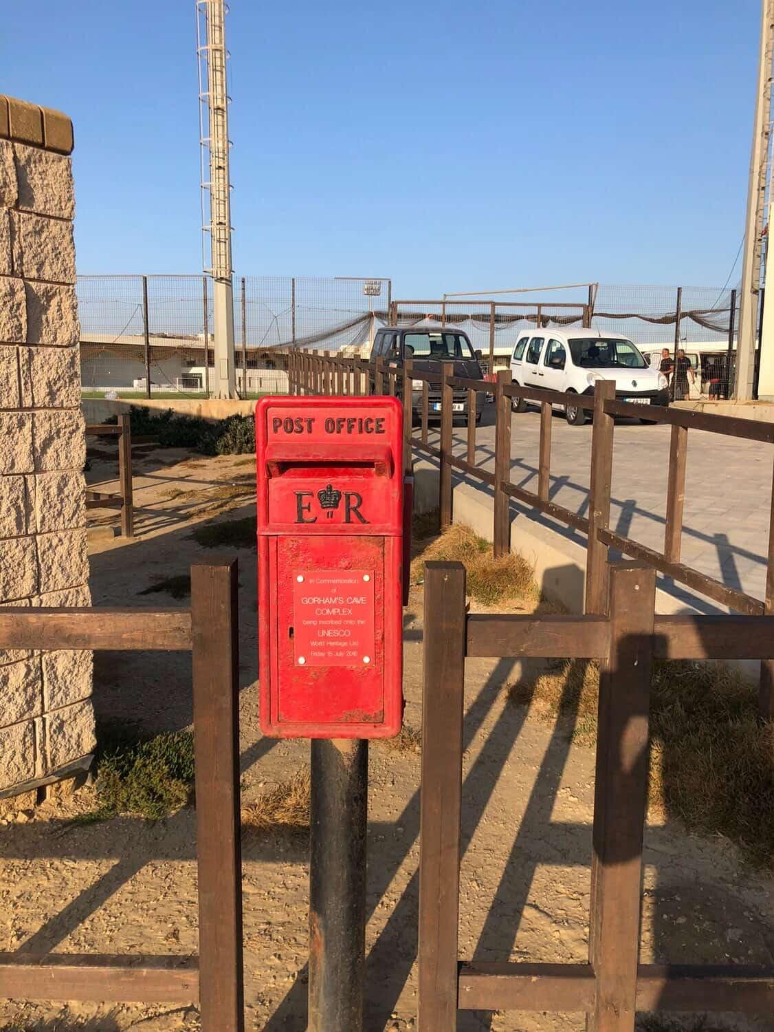 Europa Road, Gibraltar, Queen Elizabeth II, Lamp Box
