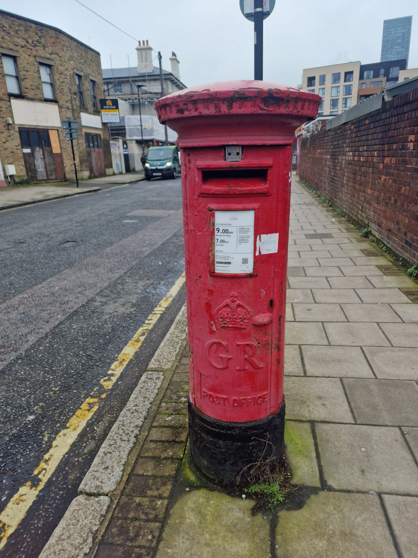 Windmill Lane, Greater London, King George V, Pillar Box