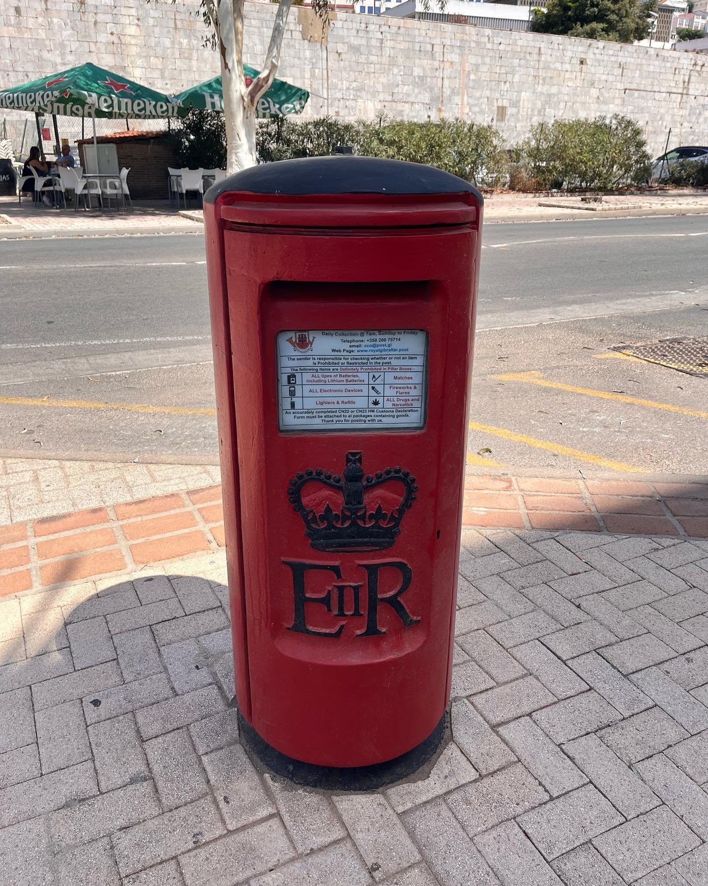 Queensway, Gibraltar, King George VI, Pillar Box