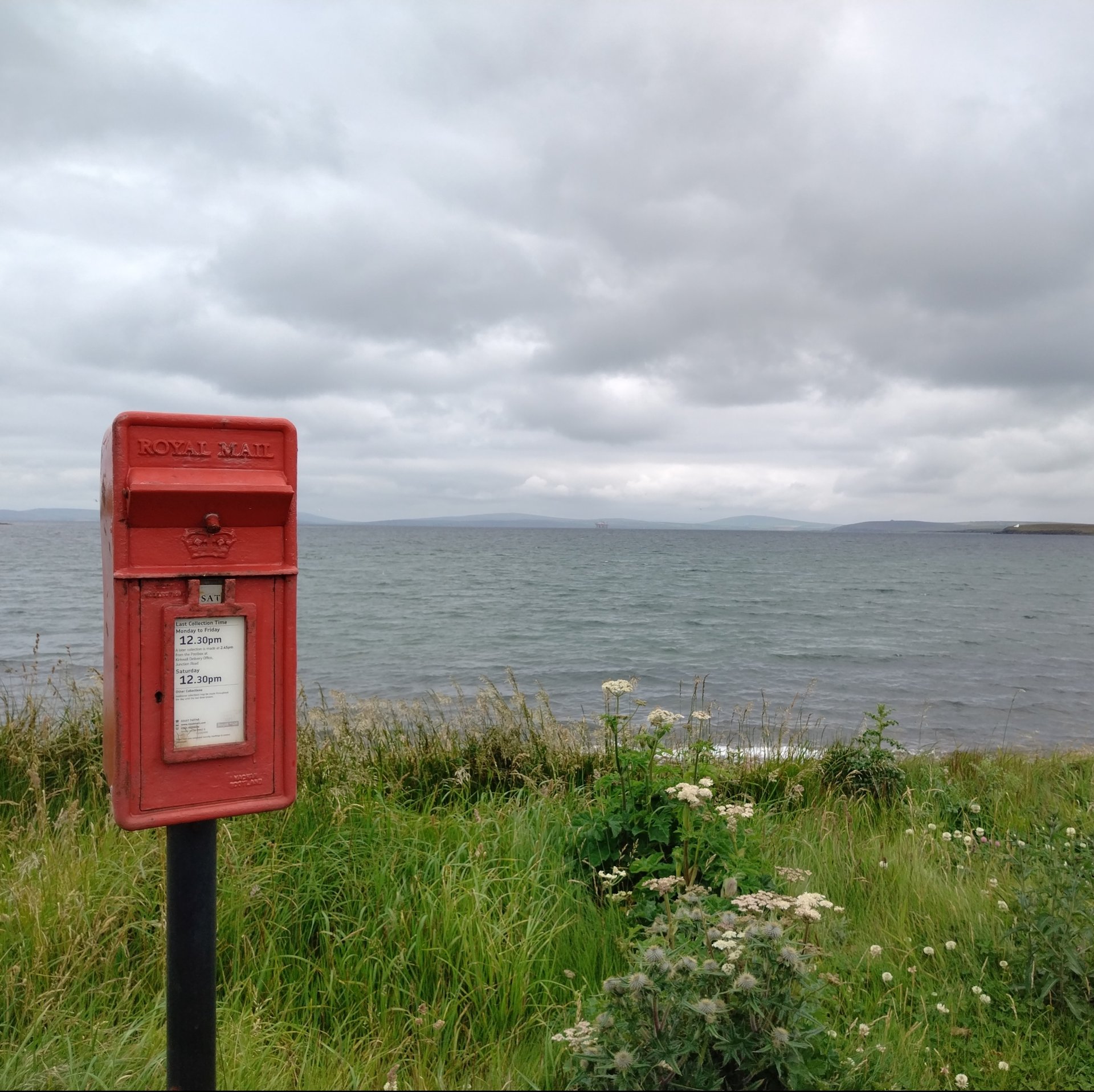 A961, Burray, Scottish Crown, Lamp Box