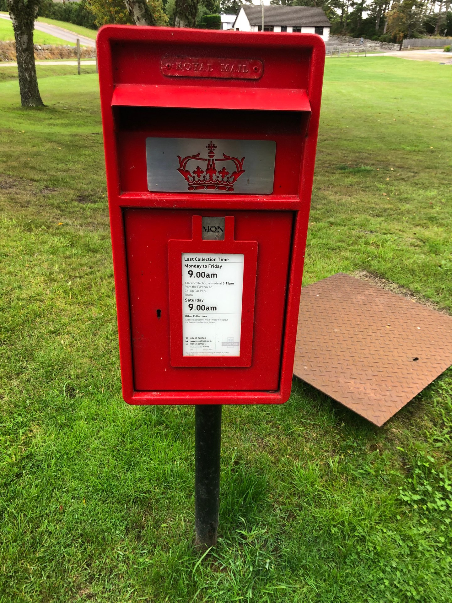 Gordonbush Road, Brora, Scottish Crown, Lamp Box