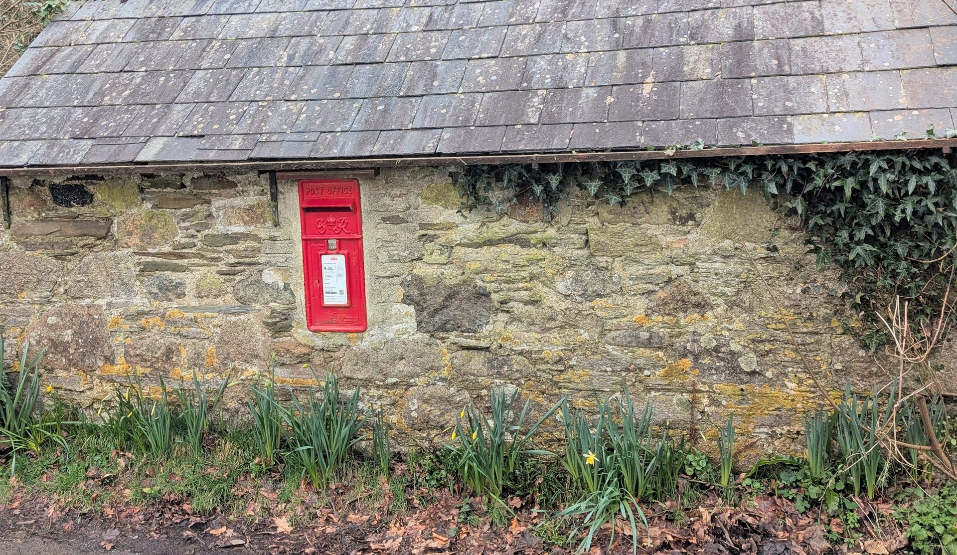Marchant's Way, Meavy, King George VI, Lamp Box